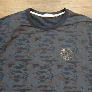 Tasc Performance Sweatshirt Mens XXL 2XL Blue Camo 40th Breeders Cup Crewneck